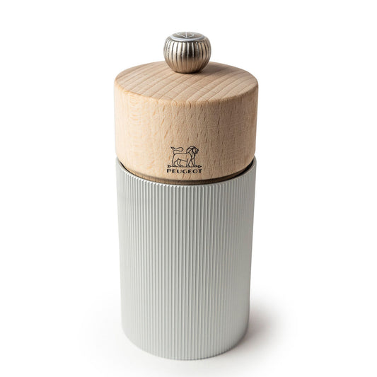 Peugeot Line Salzmühle Aluminium/Natur 12 cm