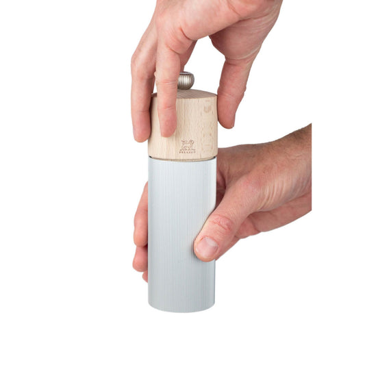 Peugeot Line Salzmühle Aluminium/Natur 18 cm