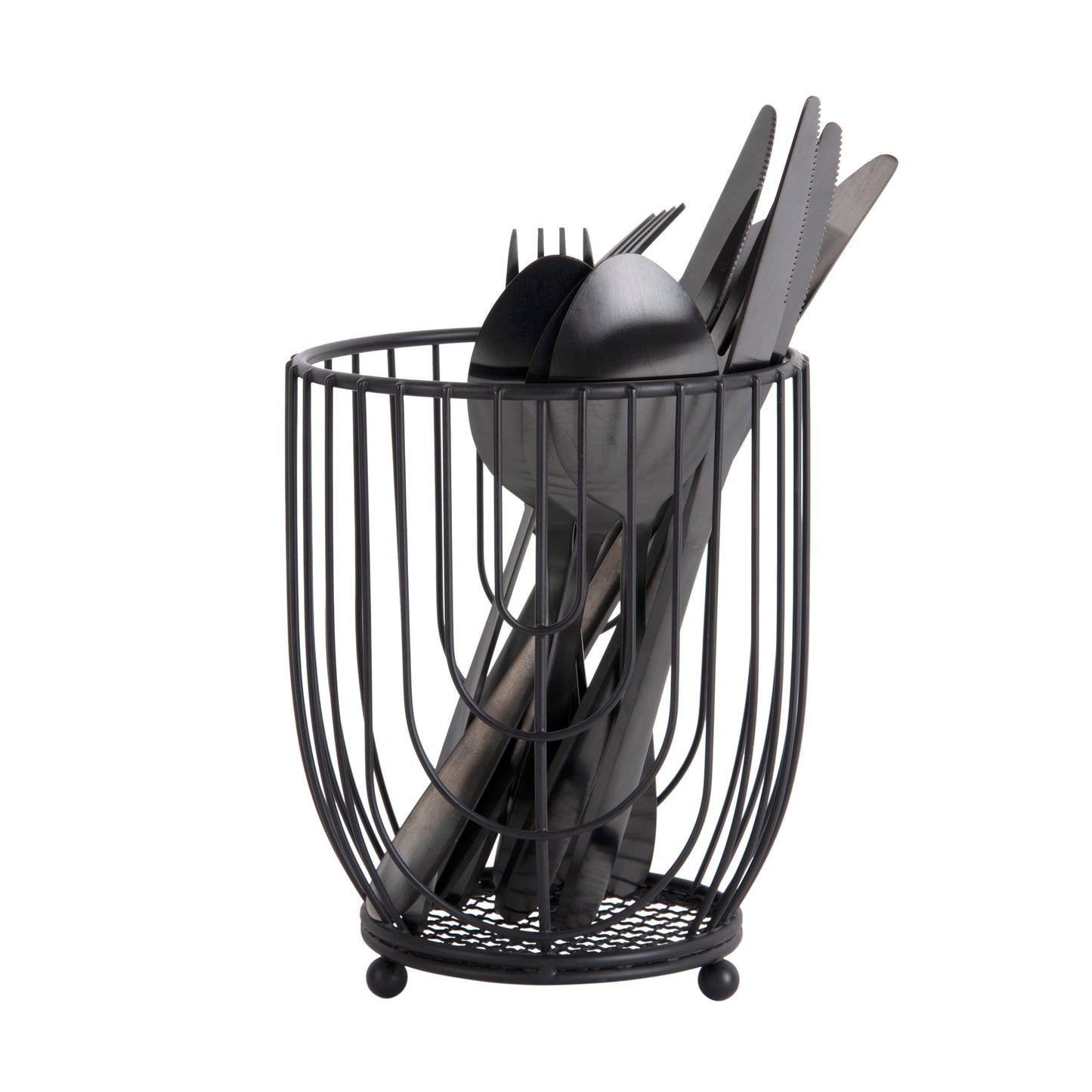 Present Time Utensilienhalter Wired schwarz