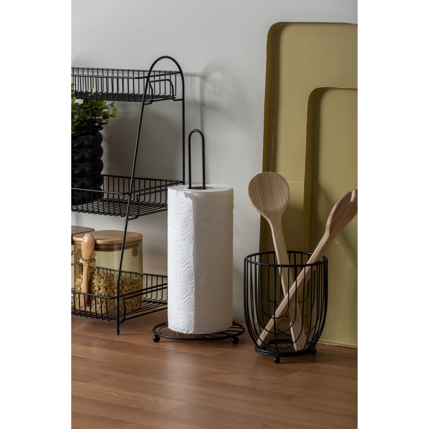 Present Time Utensilienhalter Wired schwarz