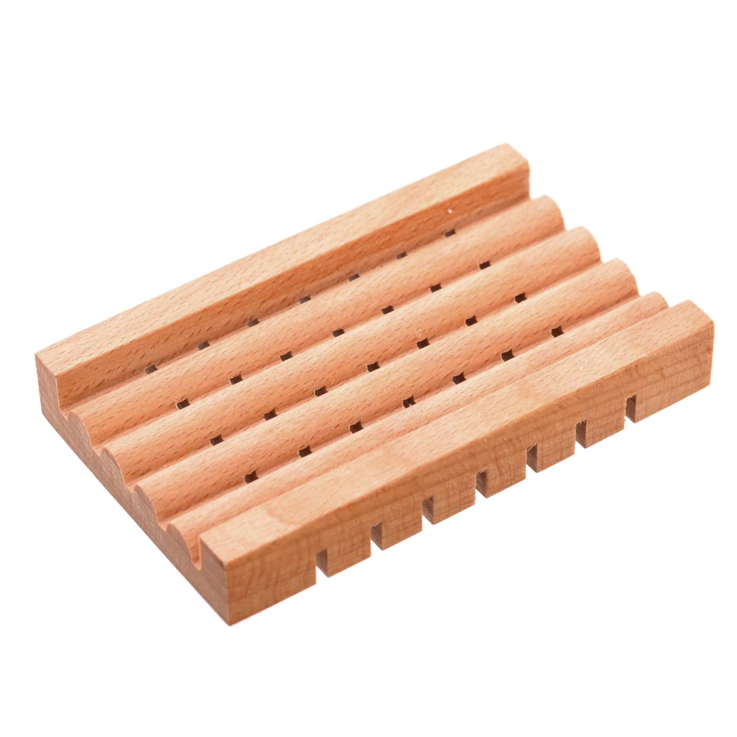 Saebevaerkstedet Seifenschale Buchenholz mit Wellen