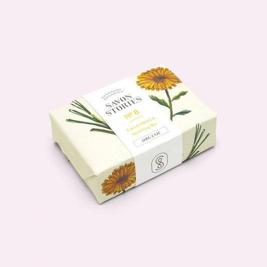 Savon Stories N°8 Soap Organic - Calendula Soothing Bar