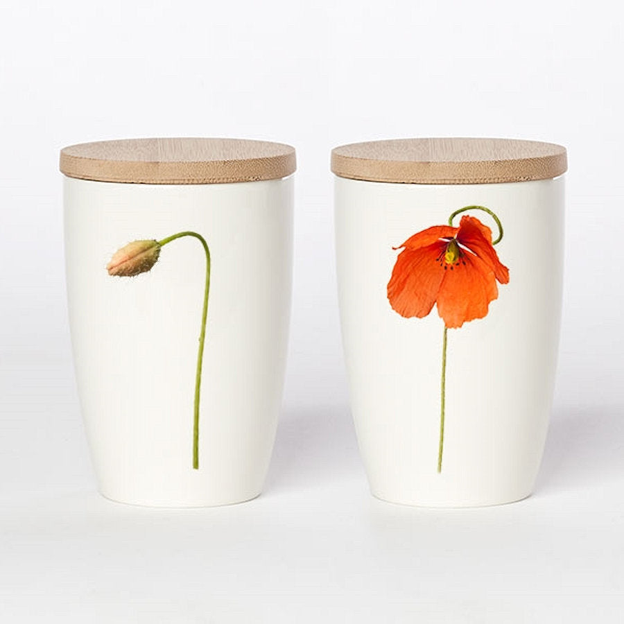 Simply Flowers Becher Klatschmohn - groß