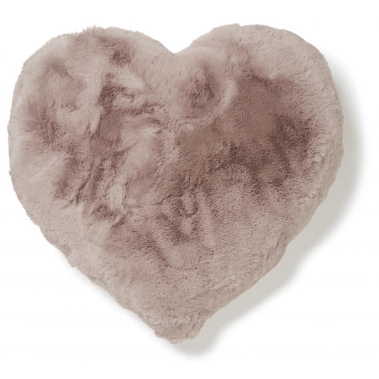 Skinnwille Home Fluffy Herzkissen altrosa