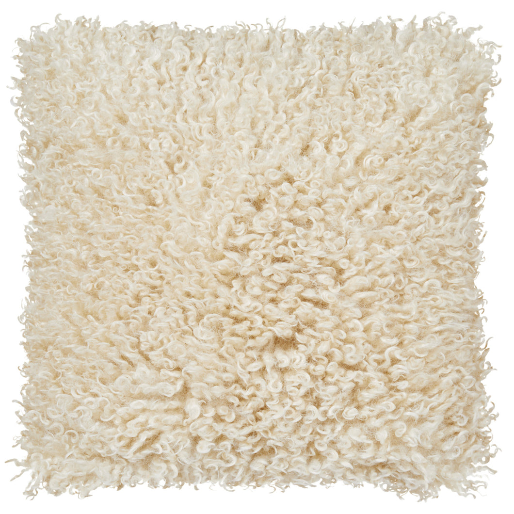 Skinnwille Home Wooly Kissen 45x45 cm beige