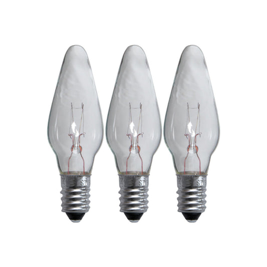 Klare Star Trading Ersatz Topkerzen im 3er Pack mit E10 Schraubsockel für Lichterbögen