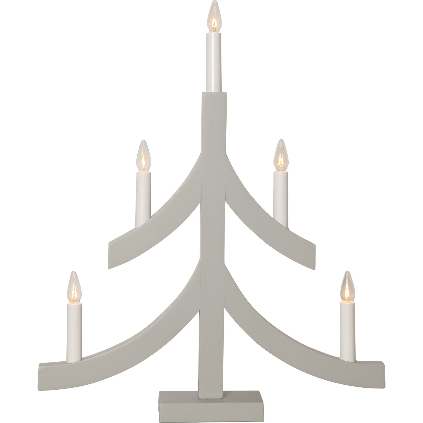 Star Trading Kerzenleuchter PAGOD grau