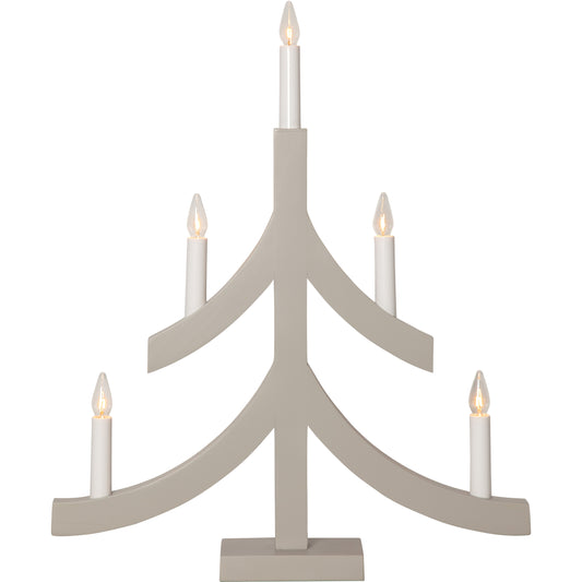 Star Trading Kerzenleuchter PAGOD greige