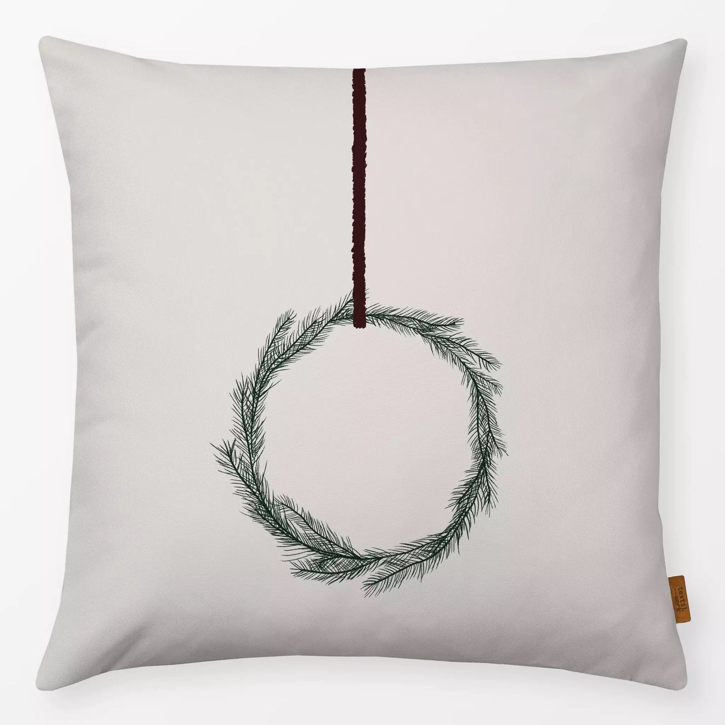 Textilwerk Kissen 40x40 cm Krans Lys