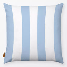 Lade das Bild in den Galerie-Viewer, Textilwerk Kissen 40x40 cm Sommer Cabana Streifen hellblau
