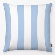 Lade das Bild in den Galerie-Viewer, Textilwerk Kissen 40x40 cm Sommer Cabana Streifen hellblau
