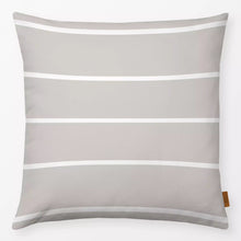 Lade das Bild in den Galerie-Viewer, Textilwerk Kissen 40x40 cm Sommerstreifen quer beige
