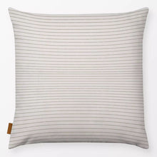 Lade das Bild in den Galerie-Viewer, Textilwerk Kissen 40x40 cm Streifen Beige Hell

