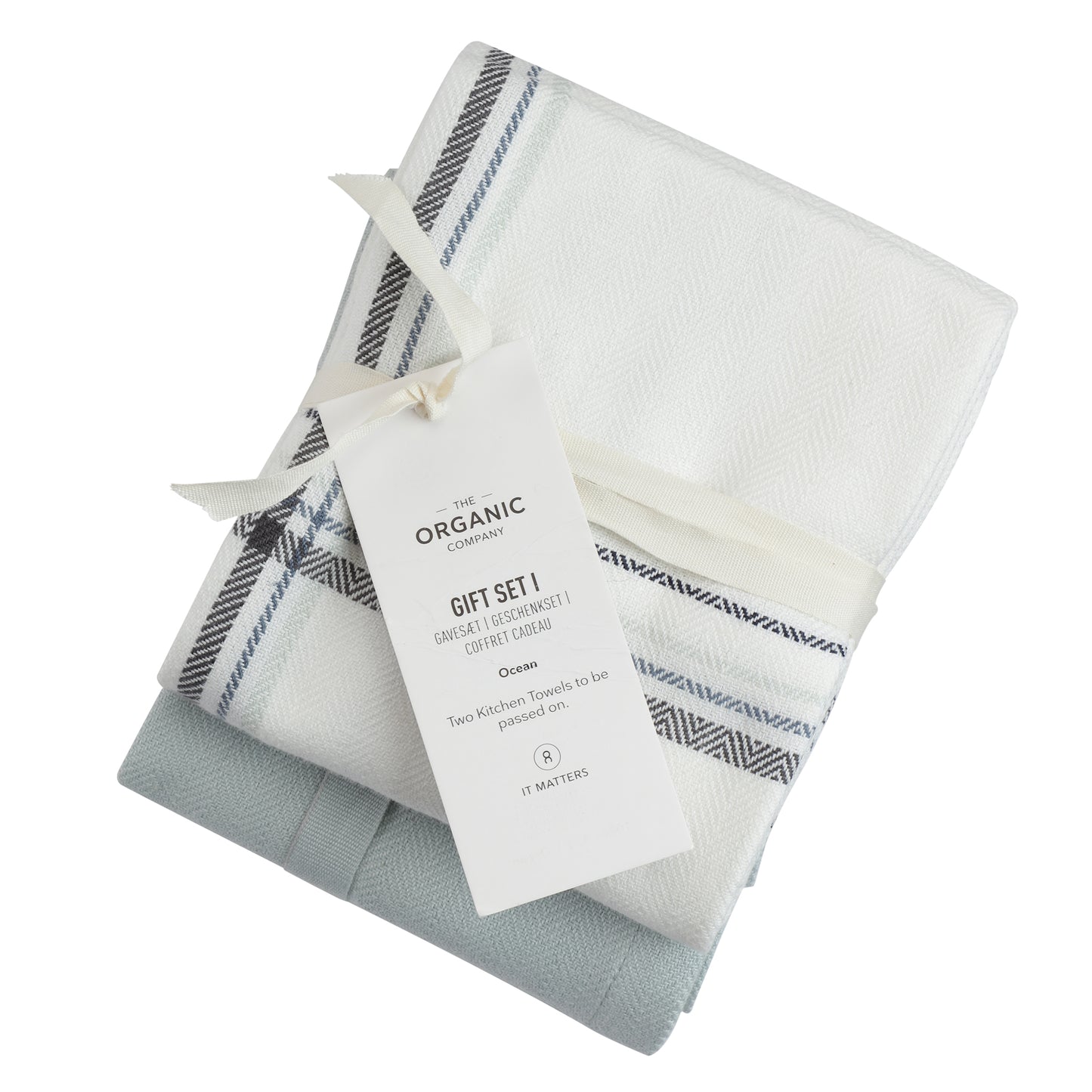 The Organic Company Küchentuch Geschenkset Ocean Check