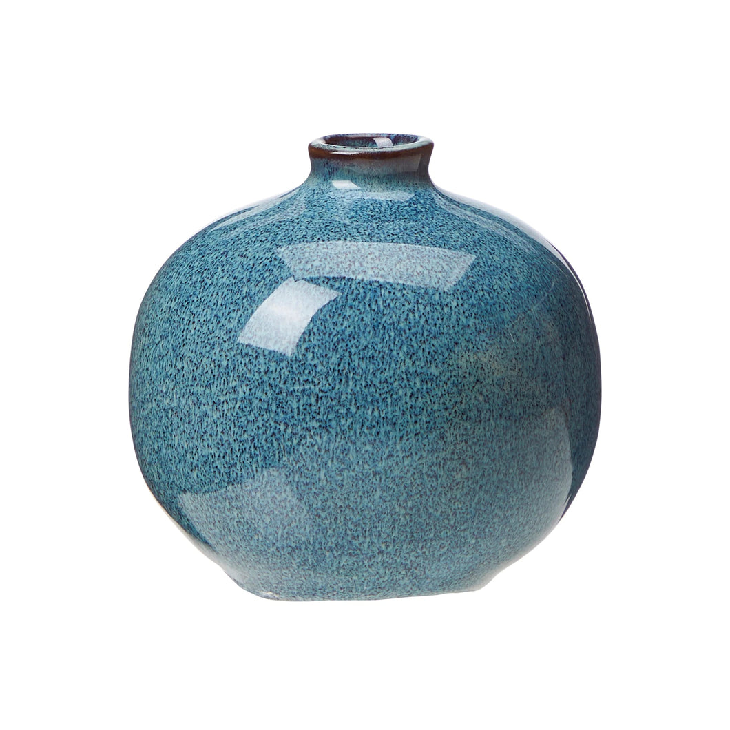 Wikholm Form Hanna Mini Vase Steingut Blue Melange