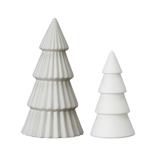 Wikholm Form Tannenbaum Porzellan weiß