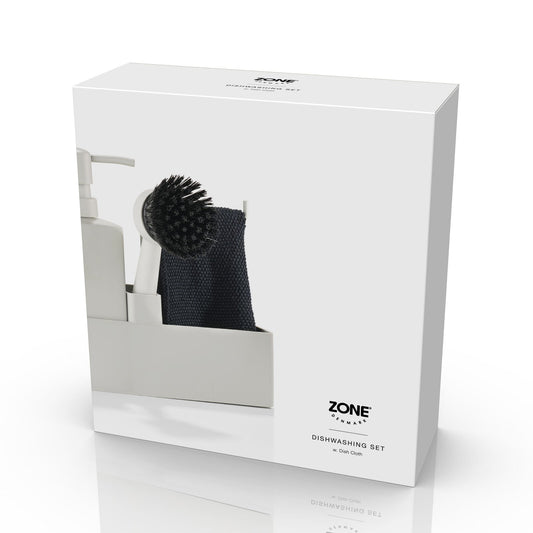 Zone Denmark Geschirrspülset 4-teilig warm grey