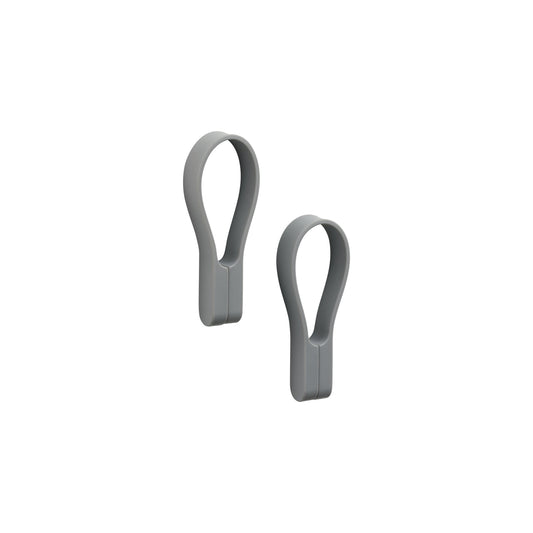 Zone Denmark Loop Magnet Handtuchhalter 2er-Set grey