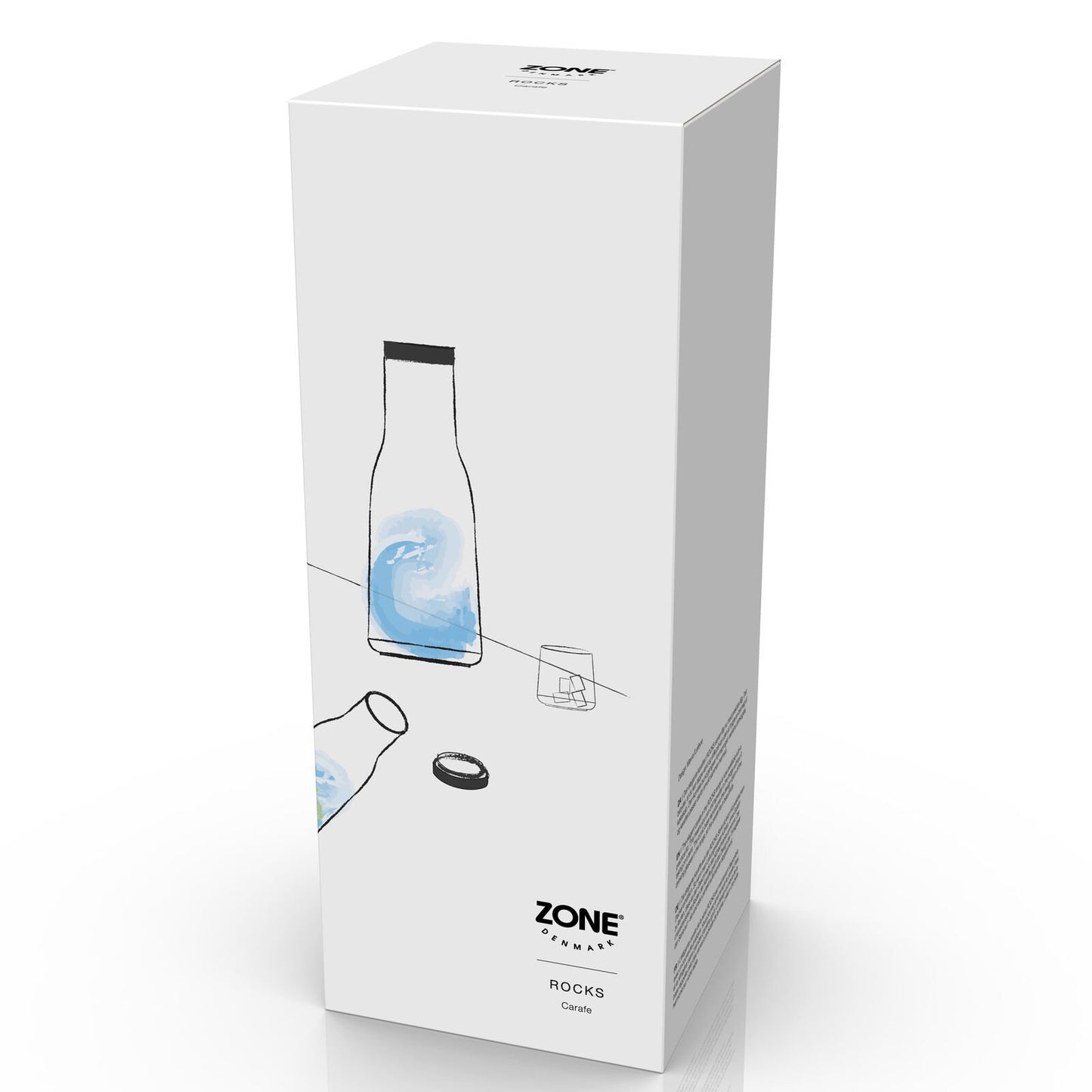 Zone Denmark Rocks Karaffe mit Deckel 1 l