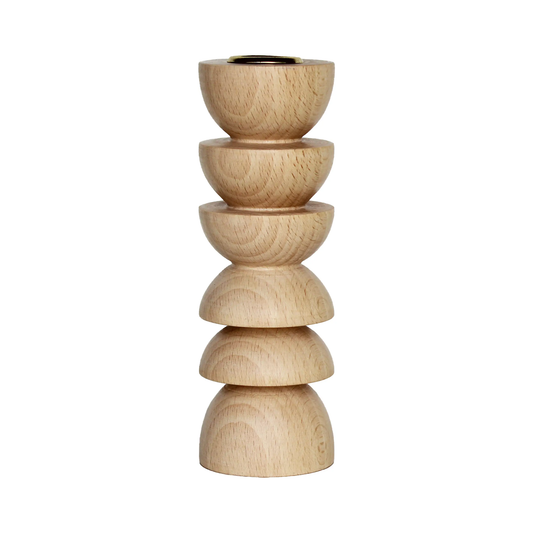 5mm Paper Kerzenhalter Totem Holz groß Nº 4