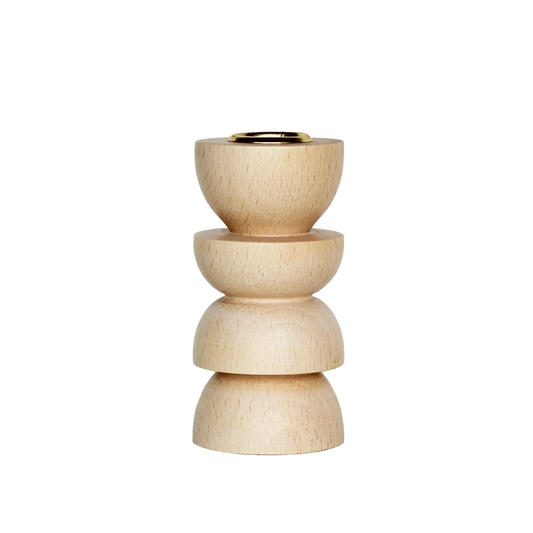 5mm Paper Kerzenhalter Totem Holz mittel Nº 4