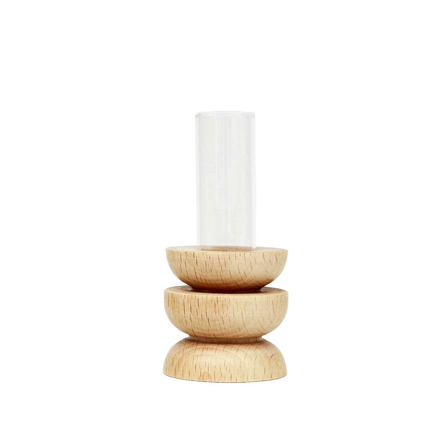 5mm Paper Tischvase Totem Holz klein Nº 4