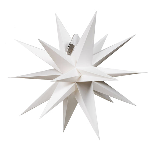 Annaberger Faltstern No. 3 weiß mit Beleuchtung