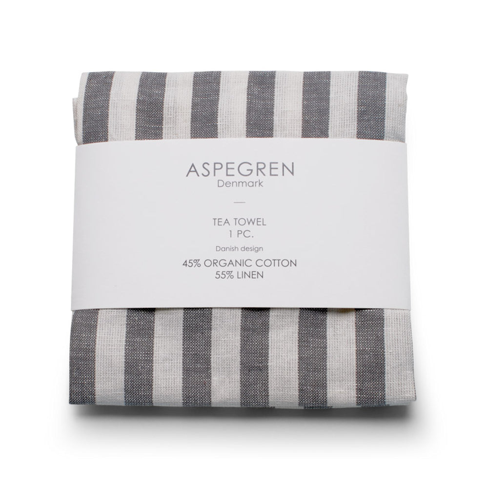 Aspegren Design Geschirrtuch Lines White and Black
