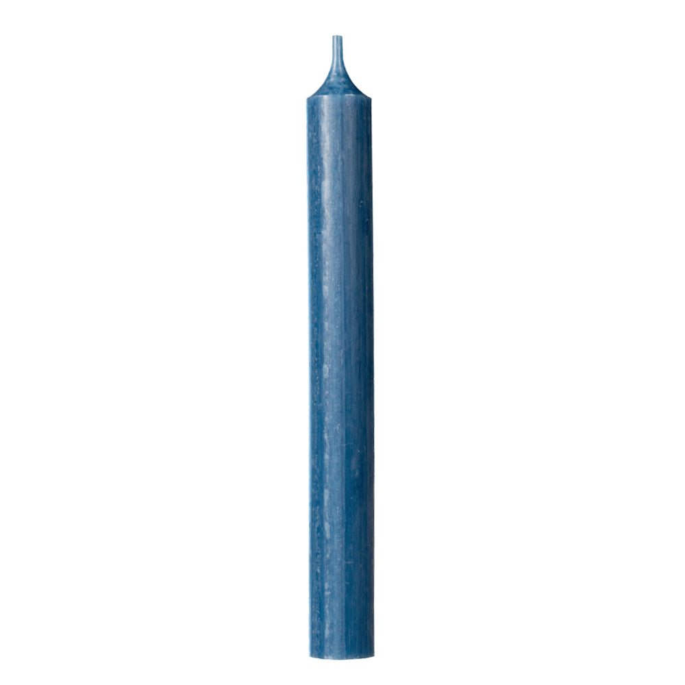 Branded by Kerze dark blue 19,5 cm
