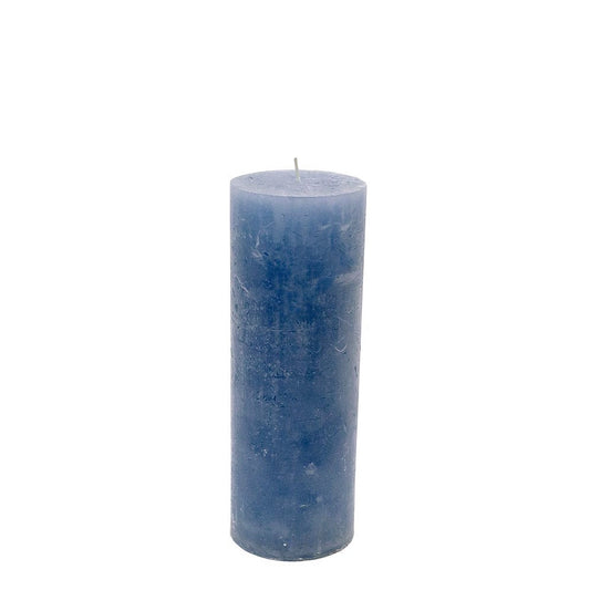 Branded by Rustik Kerze dark blue 7x20 cm