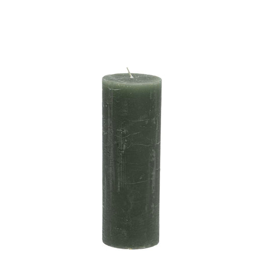 Branded by Rustik Kerze hunter green 7x20 cm