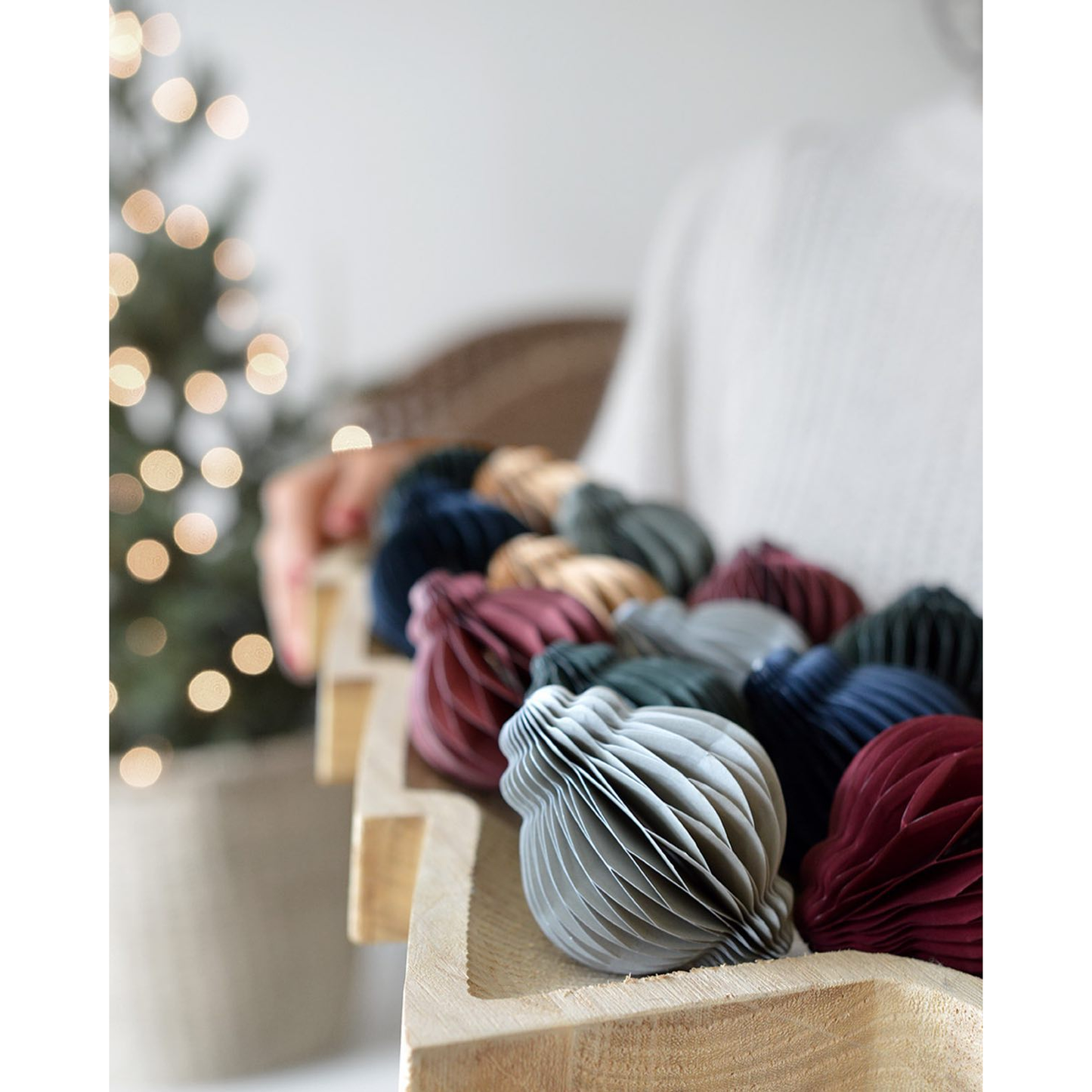 Delight Department Papierornament weiß Dekohänger