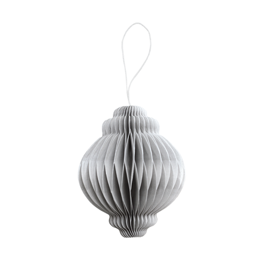 Delight Department Papierornament hellgrau Dekohänger