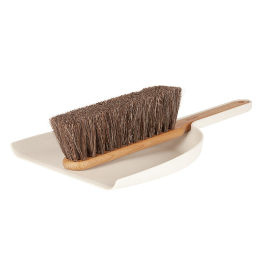 Iris Hantverk Schaufel & Besen Set kreideweiß