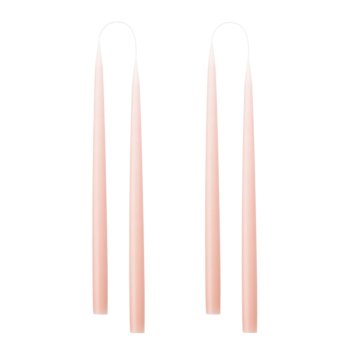 Kunstindustrien Handgetauchte Stabkerzen 350×22 mm altrosa in Box