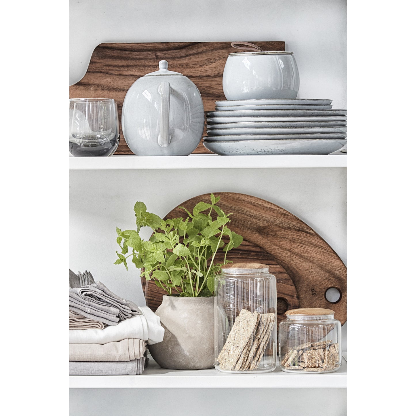 Lene Bjerre Dose Amera H 10,5 cm grau