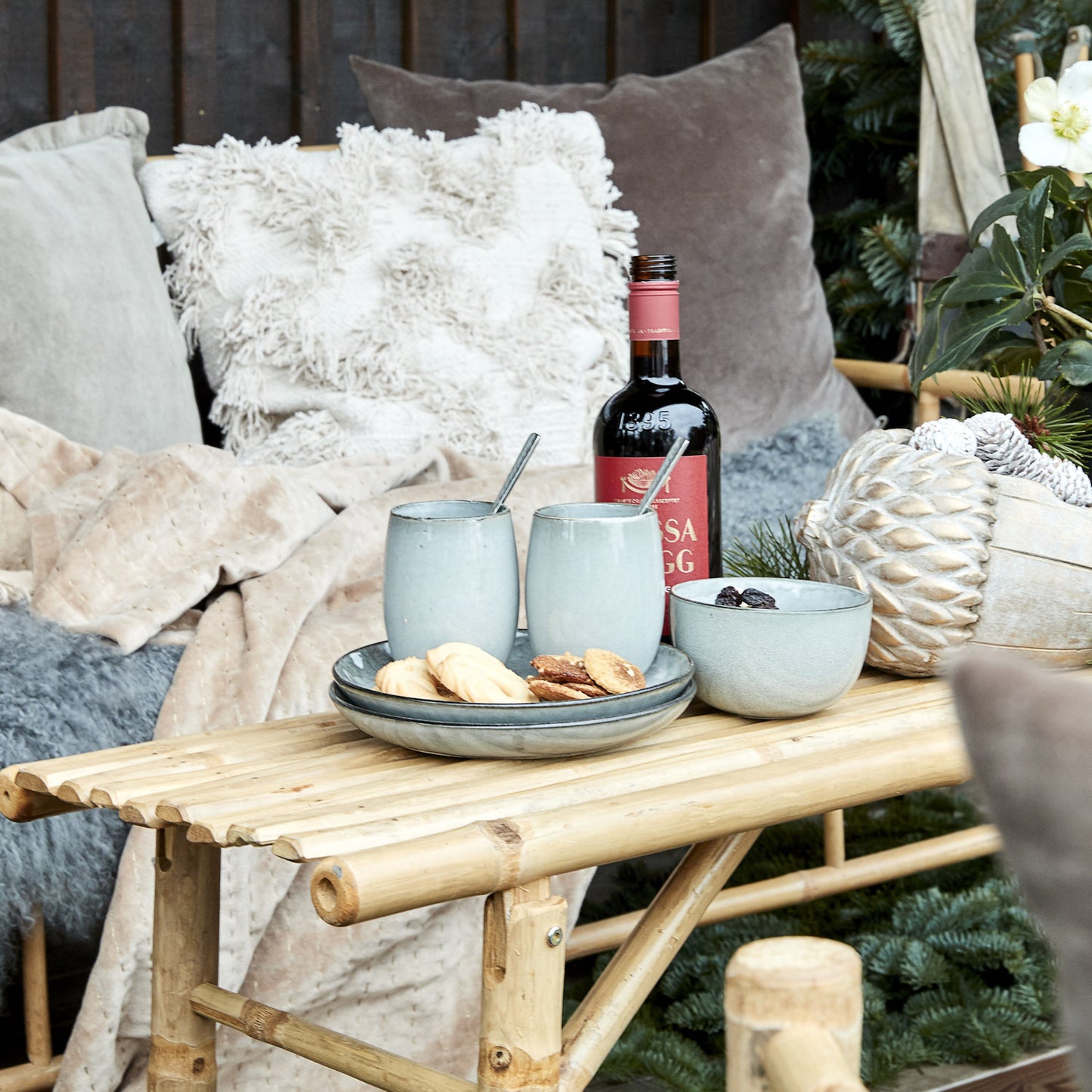 Lene Bjerre Schale Amera Ø 12 cm grau