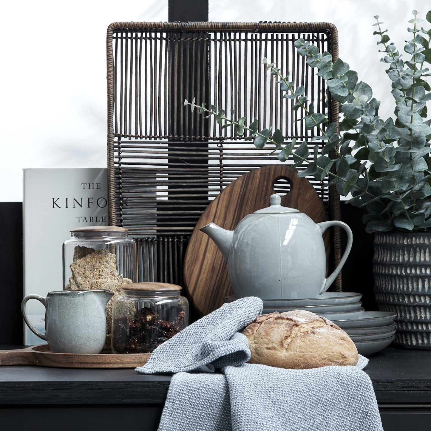 Lene Bjerre Teekanne Amera 1,4 Liter grau