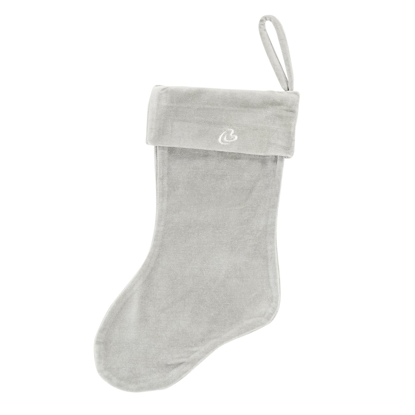 Lene Bjerre Weihnachtsstrumpf Mistle H 39 cm grau