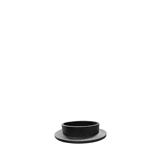 Lübech OOhh Vienna Kerzenhalter 8,5x8,5x2 cm schwarz