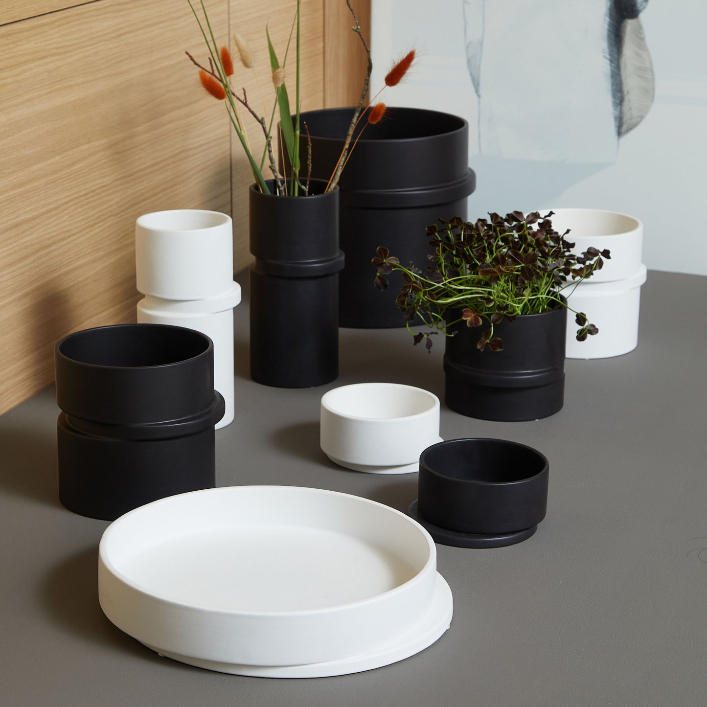 Lübech OOhhx Balance Tablett 13,5x12,5x6 cm schwarz