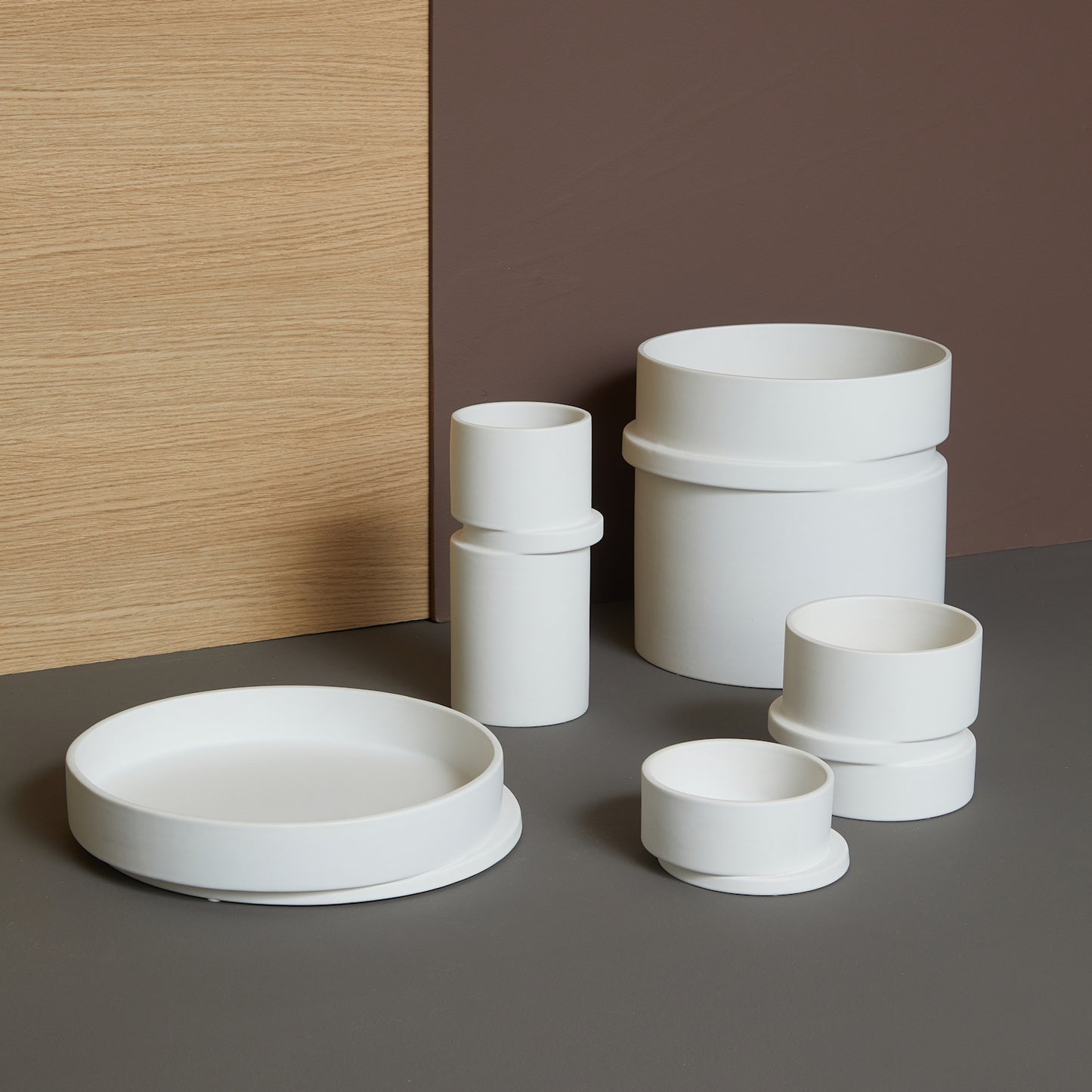 Lübech OOhhx Balance Tablett 13,5x12,5x6 cm weiß