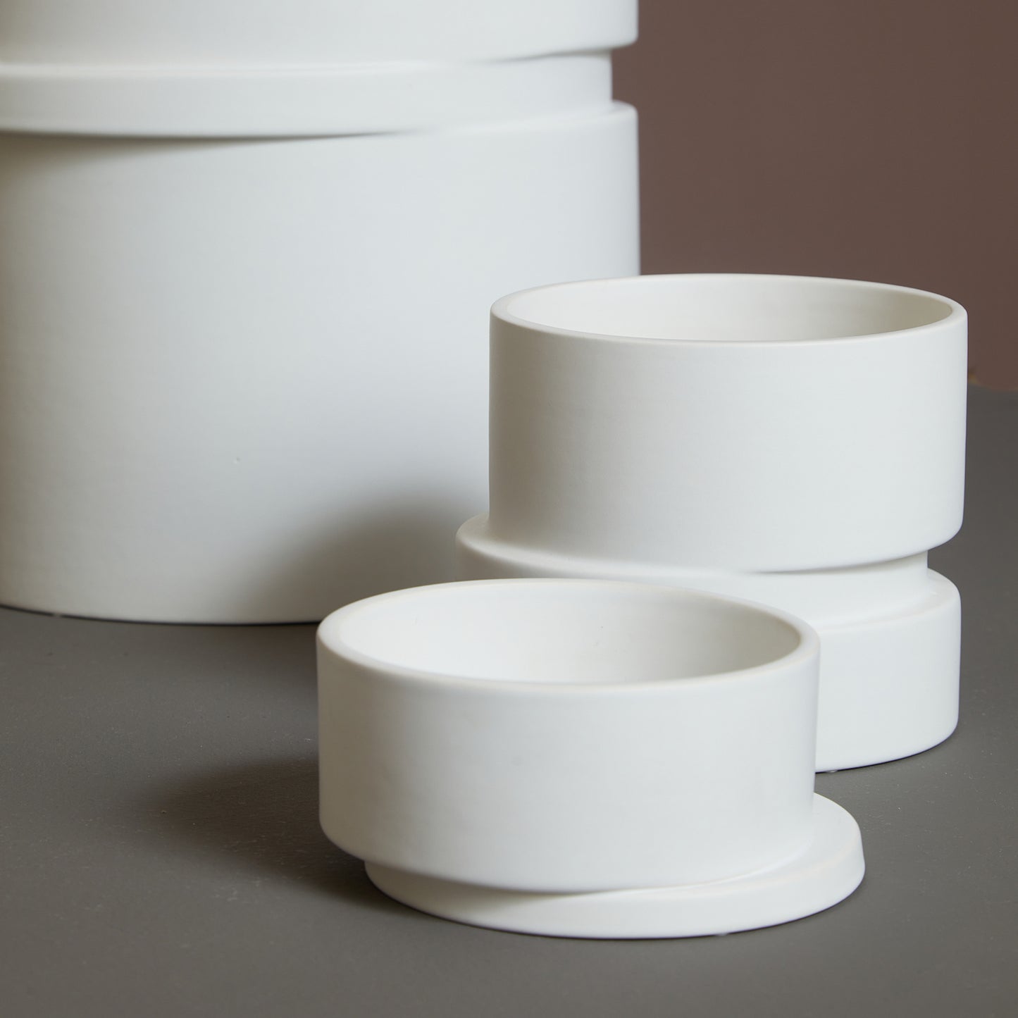 Lübech OOhhx Balance Tablett 13,5x12,5x6 cm weiß