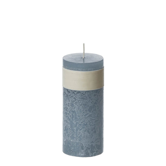 Timber® Stumpenkerze blue ocean 5x15 cm