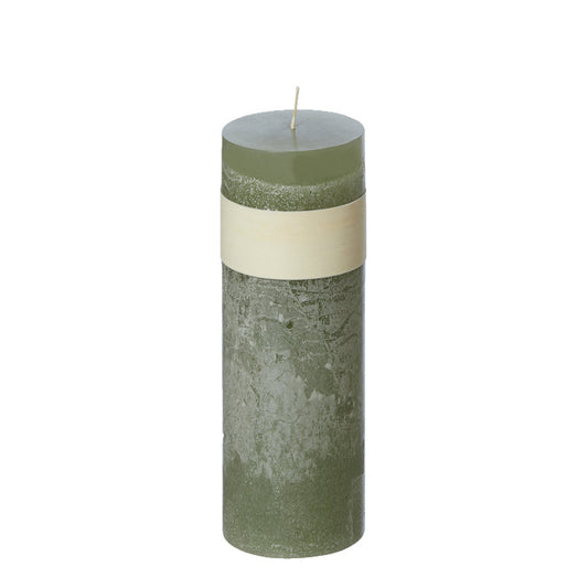 Timber® Stumpenkerze sage 5x20 cm