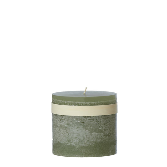 Timber® Stumpenkerze Sage 8x8x7,5 cm