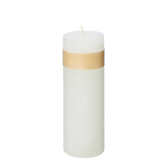 Timber® Stumpenkerze snow white 5x20 cm