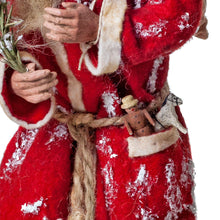 Lade das Bild in den Galerie-Viewer, Marolin Weihnachtsmann mit rotem Filzmantel
