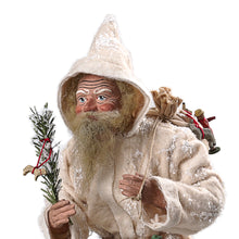 Lade das Bild in den Galerie-Viewer, Marolin Weihnachtsmann mit weißem Filzmantel
