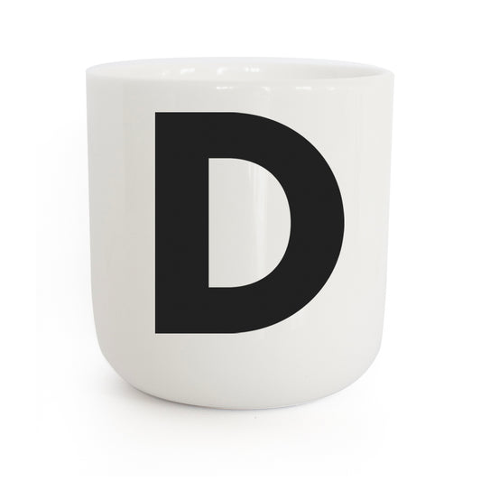 PLTY Design Becher Classic Letter D